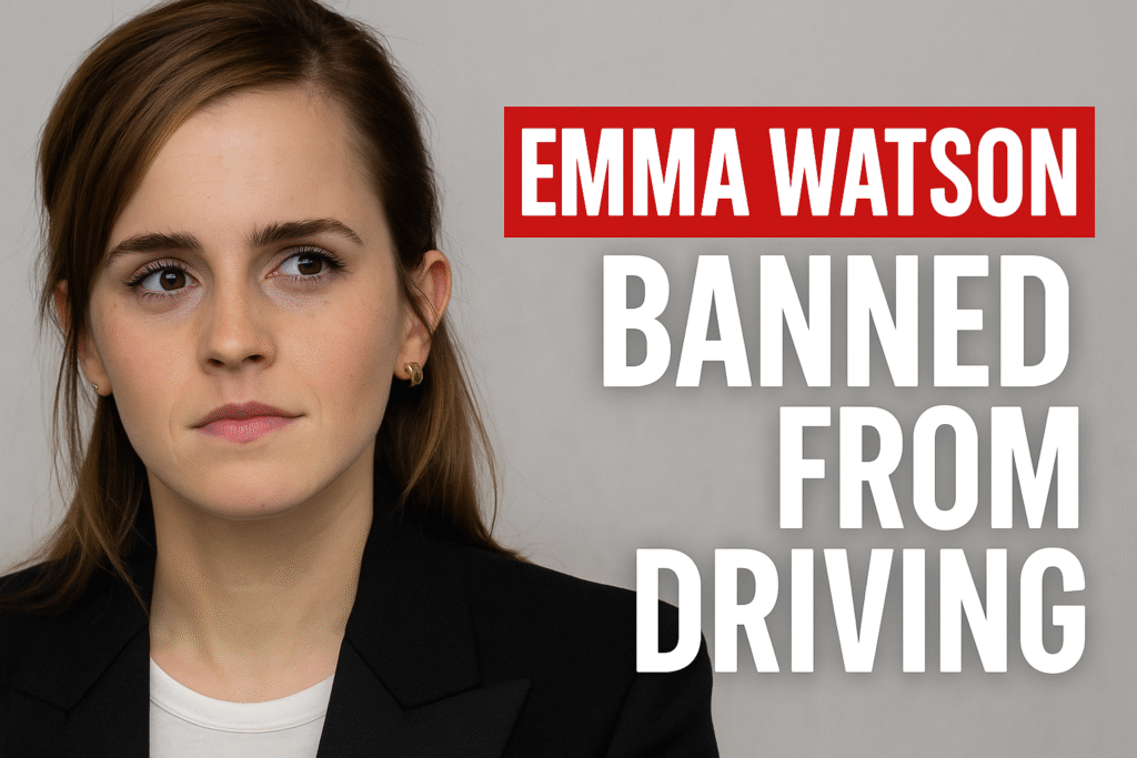 Emma Watson Banned from Driving After Speeding Offence